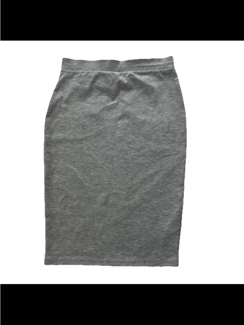 Cotton On Knit Pencil Skirt Women’s XS Gray Knee Length Corpcore Office Workwear